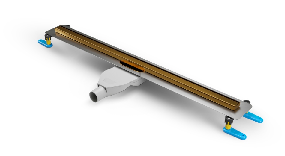 New Trendy Odpływ Liniowy Visio Slim Poler Gold 800 (OL-0073)